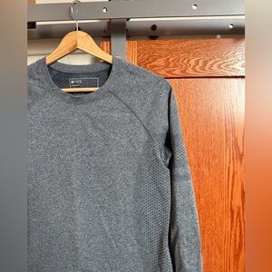 Figs Blue/Gray Long Sleeve Shirt